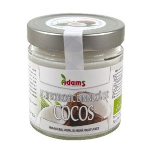Ulei de Cocos, Bio 300ml, (presat la rece), Adams Supplements