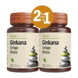 GINKANA 40MG 30+30CPR PACHET(GINKGO BILOBA) (5116)
