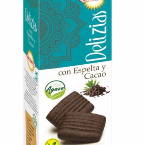 BISCUITI DIN SPELTA CU CACAO, INDULCITI CU AGAVE BIO 135G