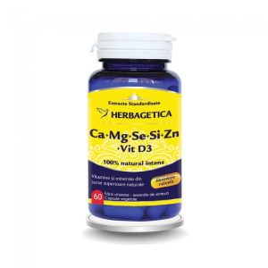 CA+MG+SE+SI+ZN ORGANICE CU D3 60CPS