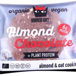 COOKIE CU MIGDALE SI CIOCOLATA NEAGRA FARA GLUTEN BIO 50G