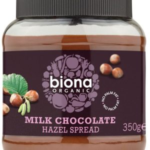 CREMA DE CIOCOLATA CU LAPTE SI ALUNE DE PADURE BIO 350G