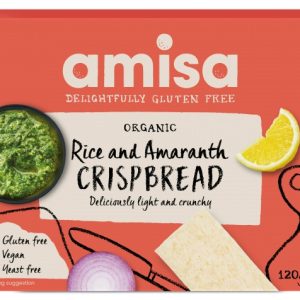 CRISPBREAD (PAINICI) DIN OREZ SI AMARANTH FARA GLUTEN BIO 120G