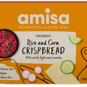 CRISPBREAD (PAINICI) DIN OREZ SI PORUMB FARA GLUTEN BIO 120G