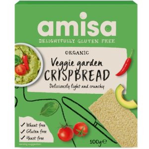CRISPBREAD (PAINICI) VEGGIE GARDEN FARA GLUTEN BIO 100G