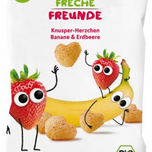 GUSTARE CROCANTA CU BANANE SI CAPSUNI BIO 30G
