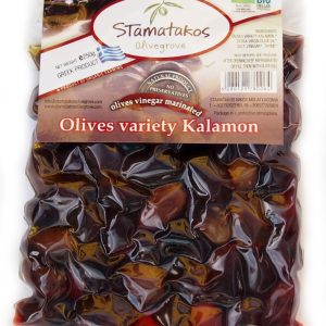 MASLINE KALAMATA VIDATE MARINATE IN OTET BIO 250G
