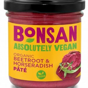 PATE VEGETAL CU SFECLA ROSIE SI HREAN BIO 130G