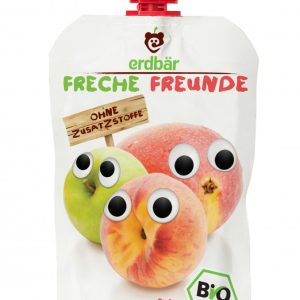 PIURE DE MERE, MANGO SI PIERSICI BIO 100G