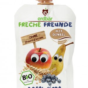 PIURE DE MERE, PERE, AFINE SI SPELTA BIO 100G
