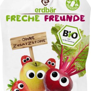 PIURE DE MERE, SFECLA, CAPSUNI SI ZMEURA BIO 100G
