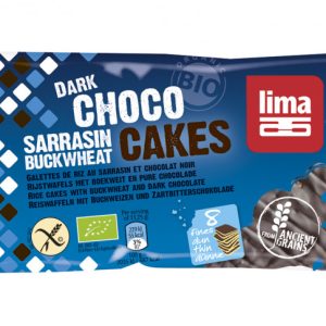 RONDELE DIN HRISCA EXPANDATA CU CIOCOLATA NEAGRA BIO FARA GLUTEN 90G