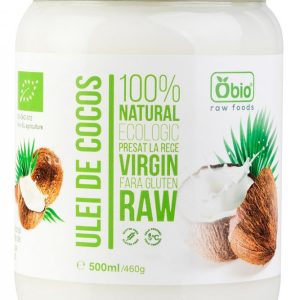 ULEI DE COCOS VIRGIN PRESAT LA RECE RAW BIO 460G/500ML