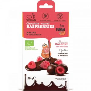 ZMEURA INVELITA IN CIOCOLATA BIO FARA GLUTEN 50G