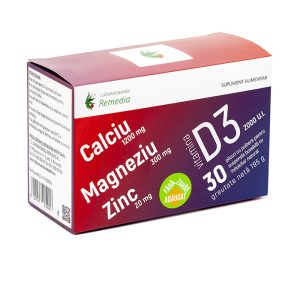 CA+MG+ZN +VITAMINA D3 30CPR