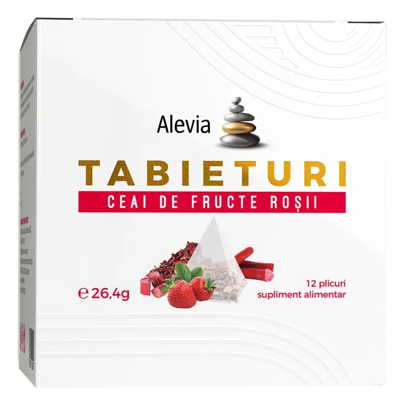 TABIETURI CEAI DE FRUCTE ROSII 12DZ