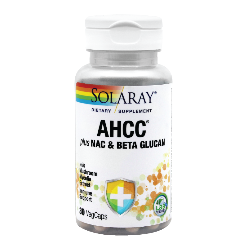AHCC PLUS NAC & BETA GLUCAN 30CPS