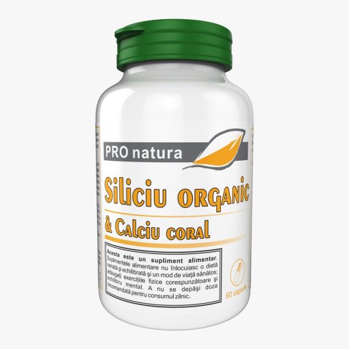 SILICIU ORGANIC & CALCIU CORAL 60CPS