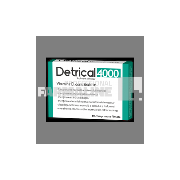 DETRICAL D3 4000IU 60CPR