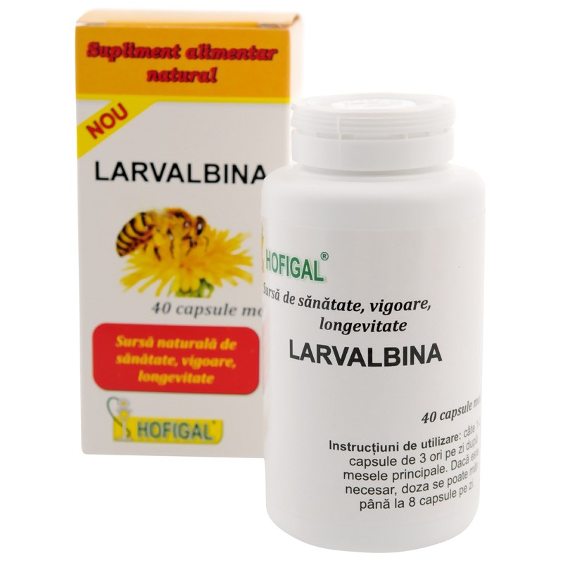 Larvalbina - cutie 40 capsule moi