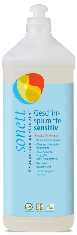 DETERGENT ECOLOGIC PT. SPALAT VASE - NEUTRU 1L