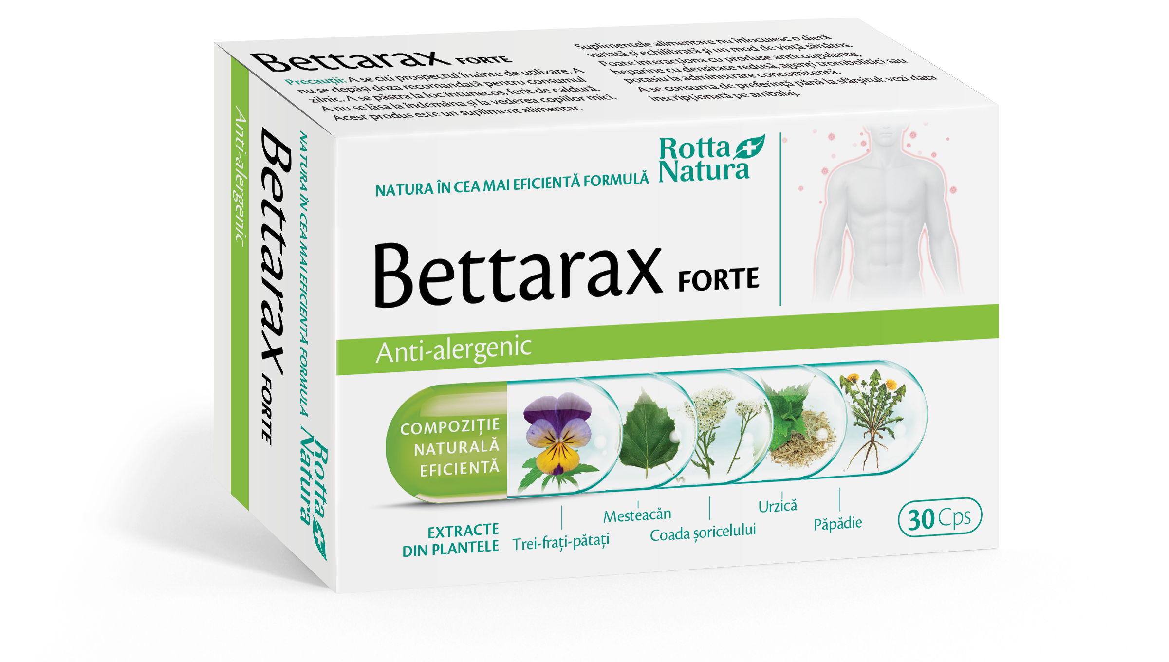 BETTARAX ANTI-ALERGENIC FORTE 30CPS