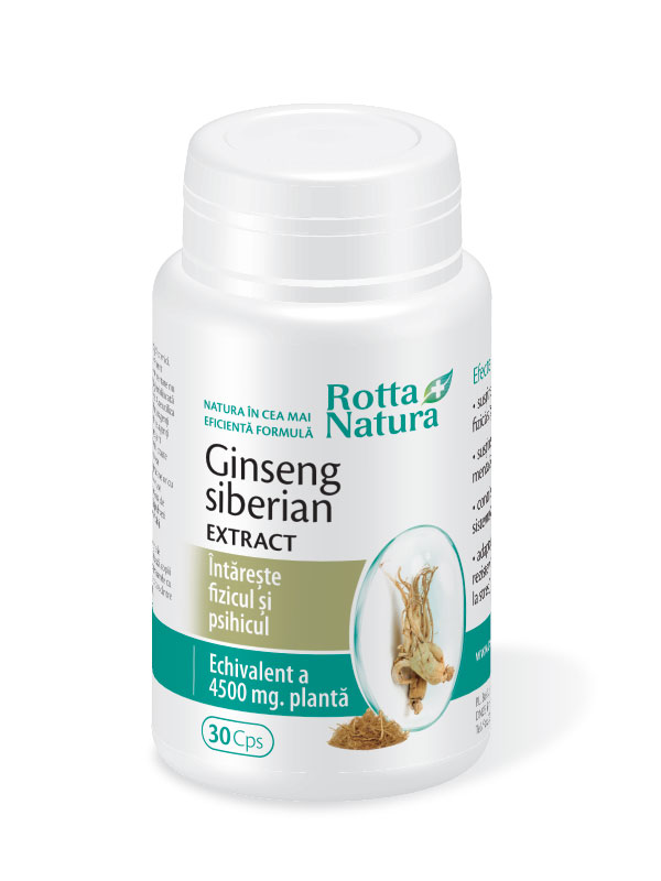 GINSENG SIBERIAN EXTRACT 30CPS