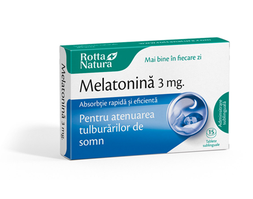 MELATONINA SUBLINGUALA 3MG*15CPR