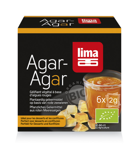 AGAR AGAR PUDRA BIO 6X2G LIMA