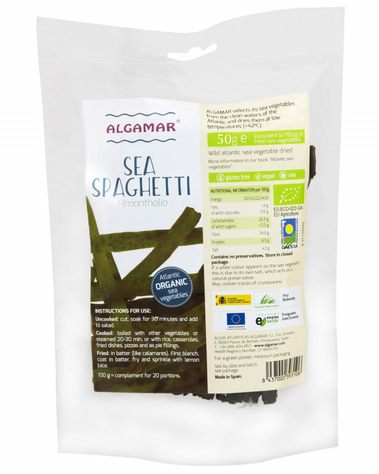 ALGE SEA SPAGHETTI BIO 50G
