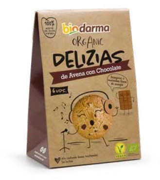 BISCUITI DIN OVAZ CU CIOCOLATA BIO 45G