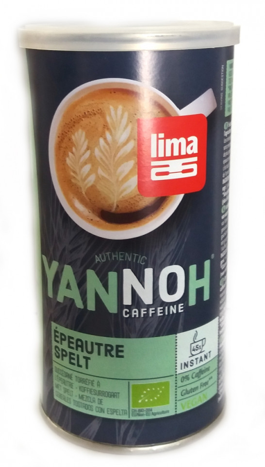 CAFEA DIN CEREALE YANNOH INSTANT CU SPELTA FARA GLUTEN BIO 90G