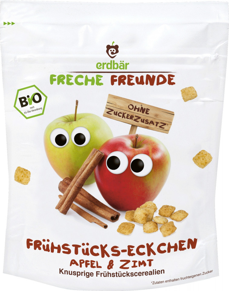 CEREALE PENTRU MIC DEJUN CU MERE SI SCORTISOARA BIO 125G