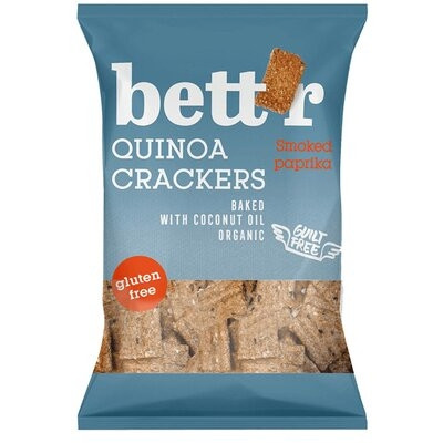 CRACKERS CU QUINOA SI BOIA FARA GLUTEN BIO 100G