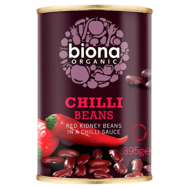FASOLE ROSIE IN SOS CHILLI BIO 395G