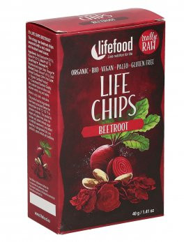 LIFE CHIPS DIN SFECLA RAW BIO FARA GLUTEN 40G