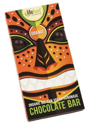 CIOCOLATA CU PORTOCALE RAW BIO FARA GLUTEN 70G