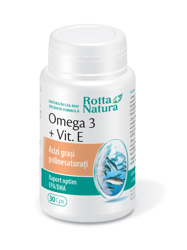 OMEGA 3 1000MG + VITAMINA E 30CPS