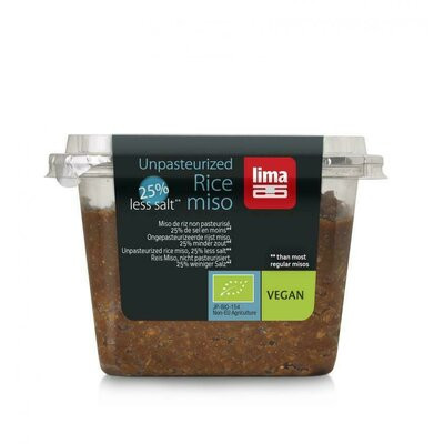 PASTA MISO DE OREZ SI SOIA NEPASTEURIZATA CU CONTINUT REDUS DE SARE BIO 300G
