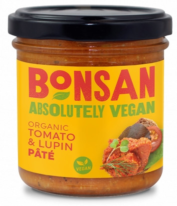 PATE VEGETAL CU ROSII SI LUPIN BIO 140G