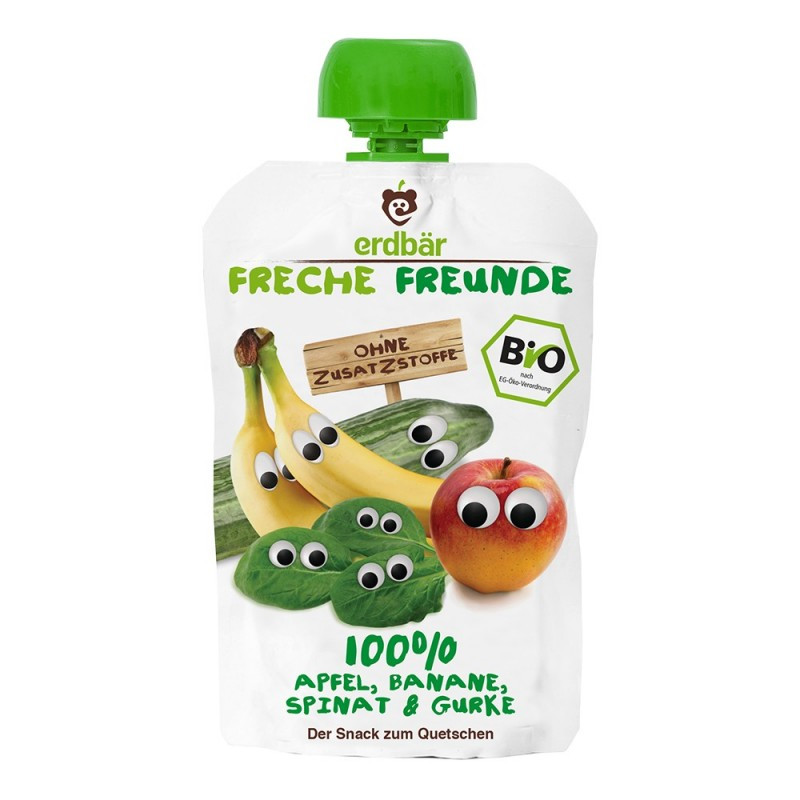 PIURE CU SPANAC SI CASTRAVETI BIO 100G