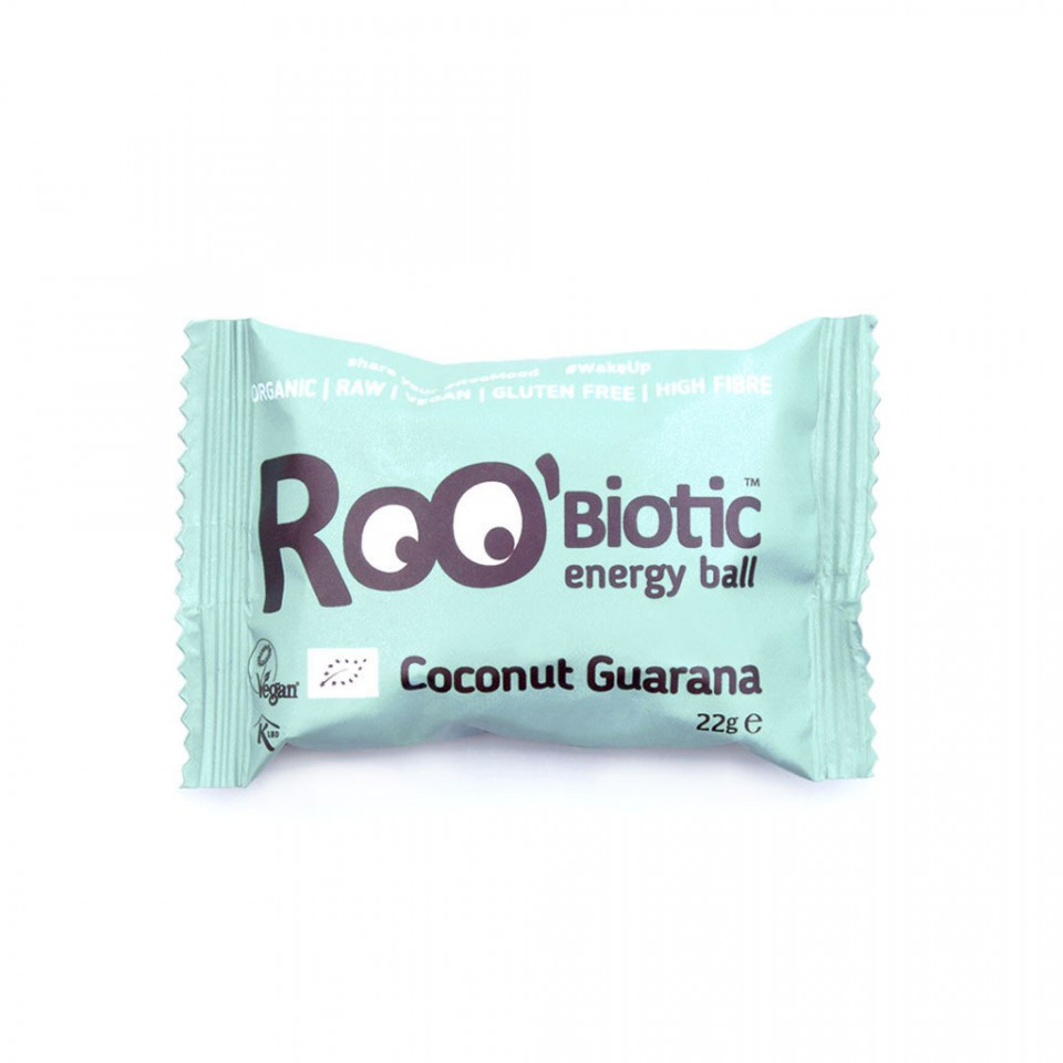 ROOBIOTIC ENERGY BALL COCOS SI GUARANA BIO 22G