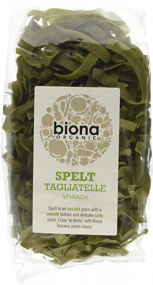 TAGLIATELLE DIN SPELTA CU SPANAC BIO 250G