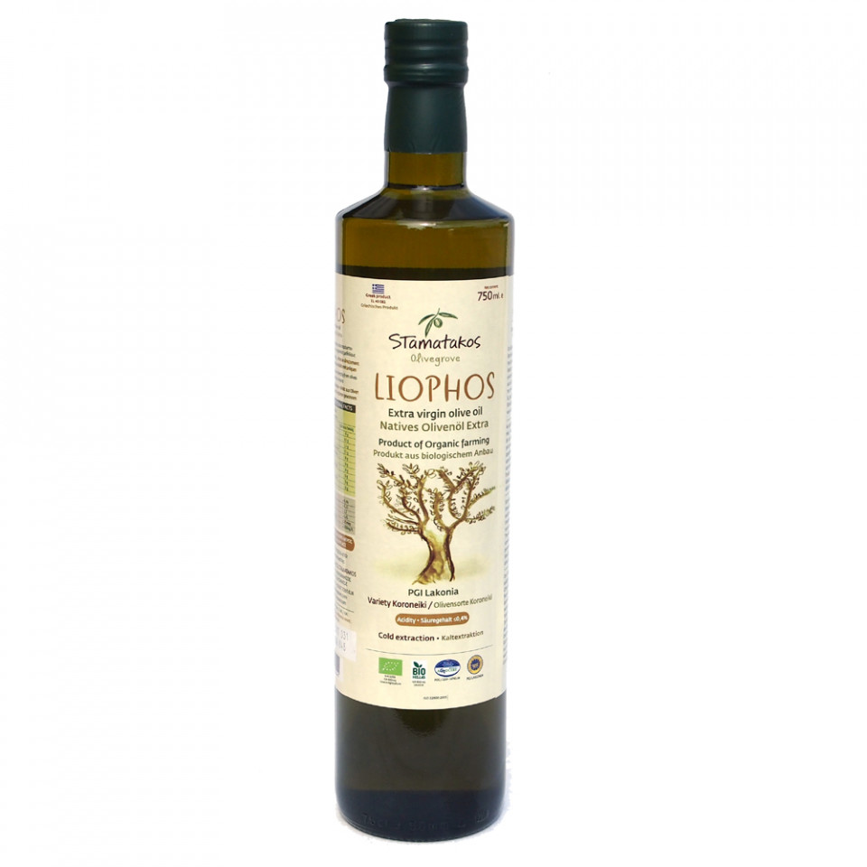 ULEI DE MASLINE EXTRAVIRGIN LIOPHOS BIO 750ML