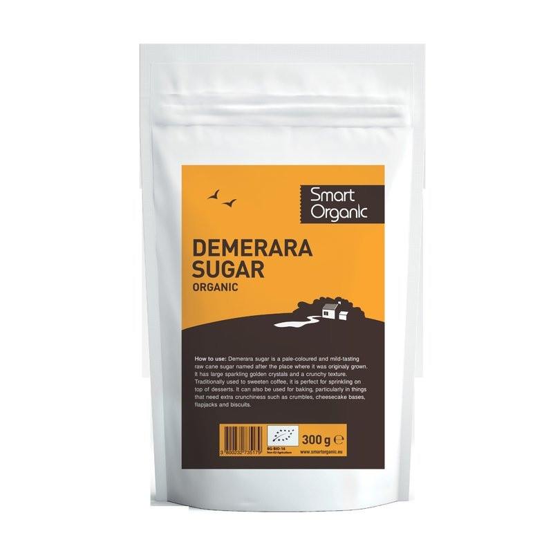 ZAHAR BRUN DEMERARA DIN TRESTIE BIO 300G