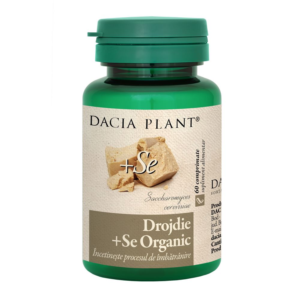 DROJDIE CU SELENIU ORGANIC 60CPR